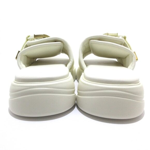 BOTTEGA VENETA FLASH Cream Gold Nylon Leather - Men's Sandals 910-081125 - Picture 6 of 10